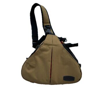 Caden Camera Bag Sling Backpack Camera Case Waterproof Tan/Camel Canvas